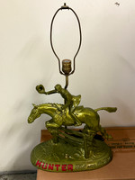 Hunter lamp 14"x8" base, 14" figure. Shade included