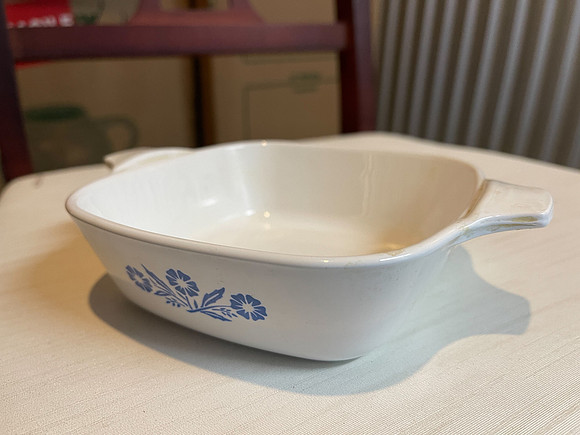 Corning Ware 6 1/2" white pot