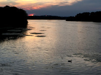 Sunset on Mystic River