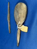 Sterling brush & comb holders (2/2)