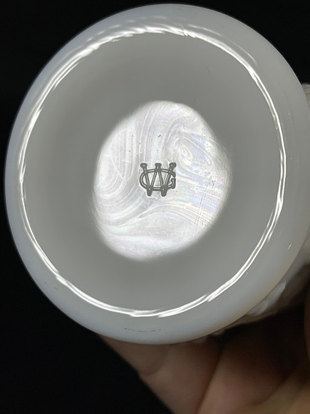 Westmoreland paneled grape milk glass perfume bottle (2/2)