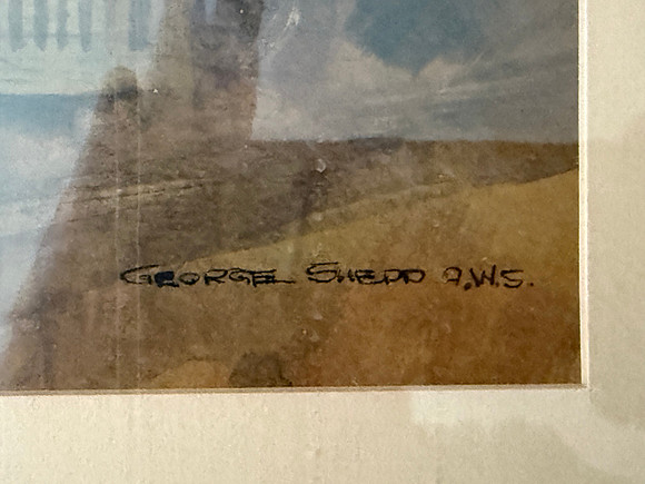 George Shedd watercolor (2/2)