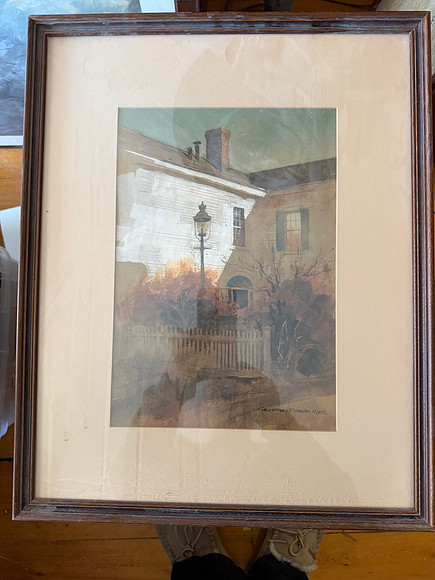 George Shedd watercolor (1/2)